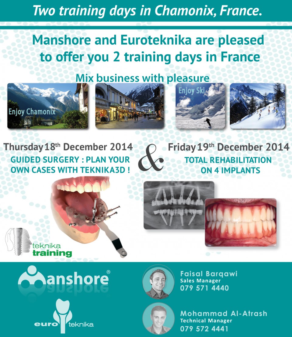 Manshore is pleased to offer you 2 training days in France